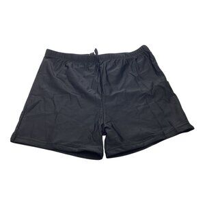 ZITY Womens Shorts Black Drawstring Elastic Waist‎ Lightweight Casual Size XXL